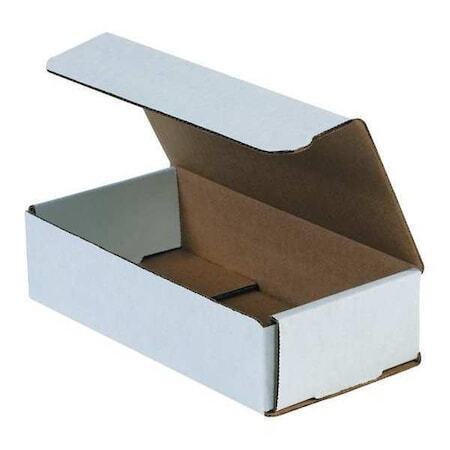 Zoro Select M943 Corrugated Mailers, 9″ X 4″ X 3″, White, 50Pk
