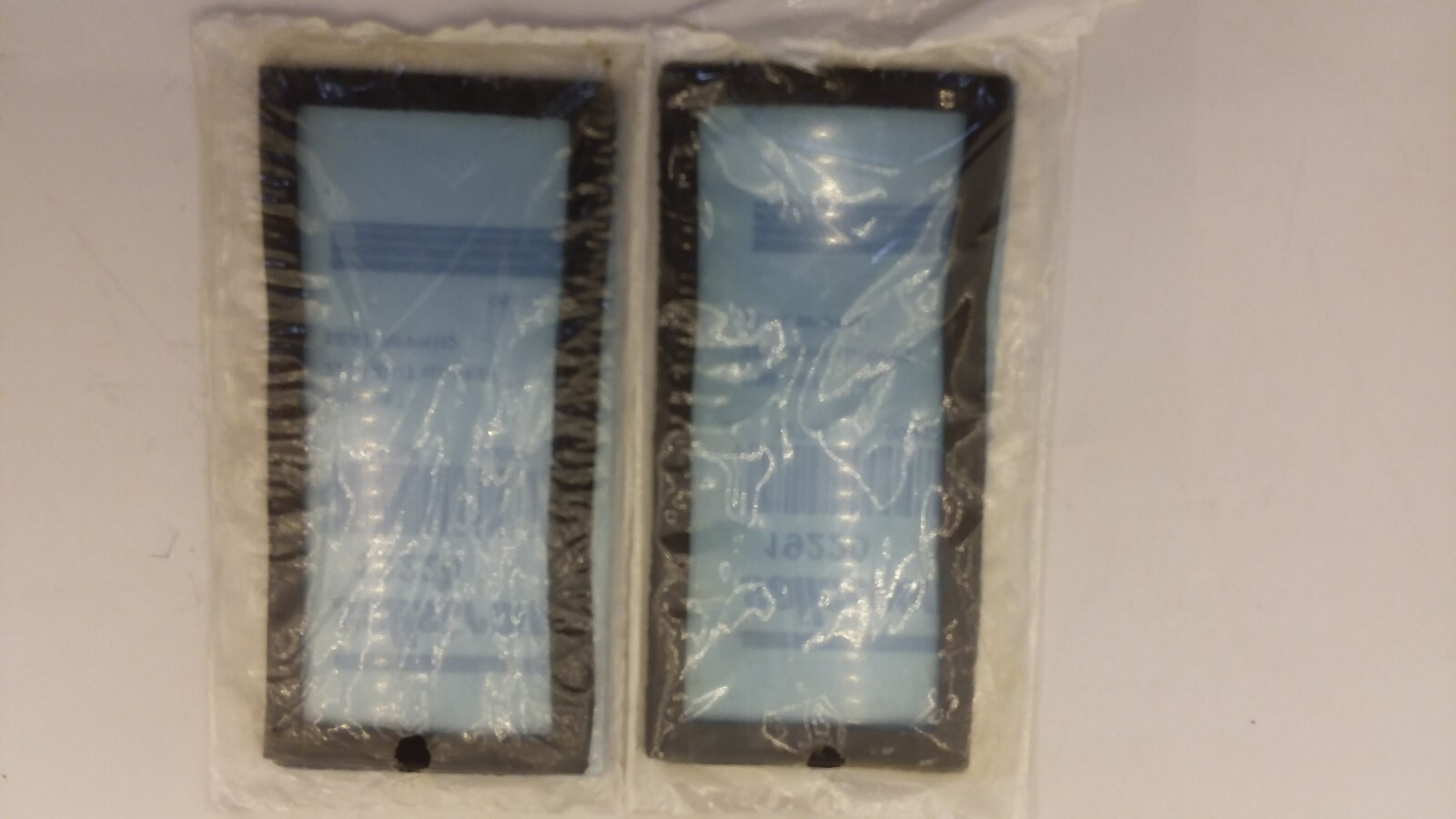 SELLSTROM PKU2 COVER PLATE LONG LIFE CR-39 PLASTIC 2X4-1/4INCH LOT OF 2