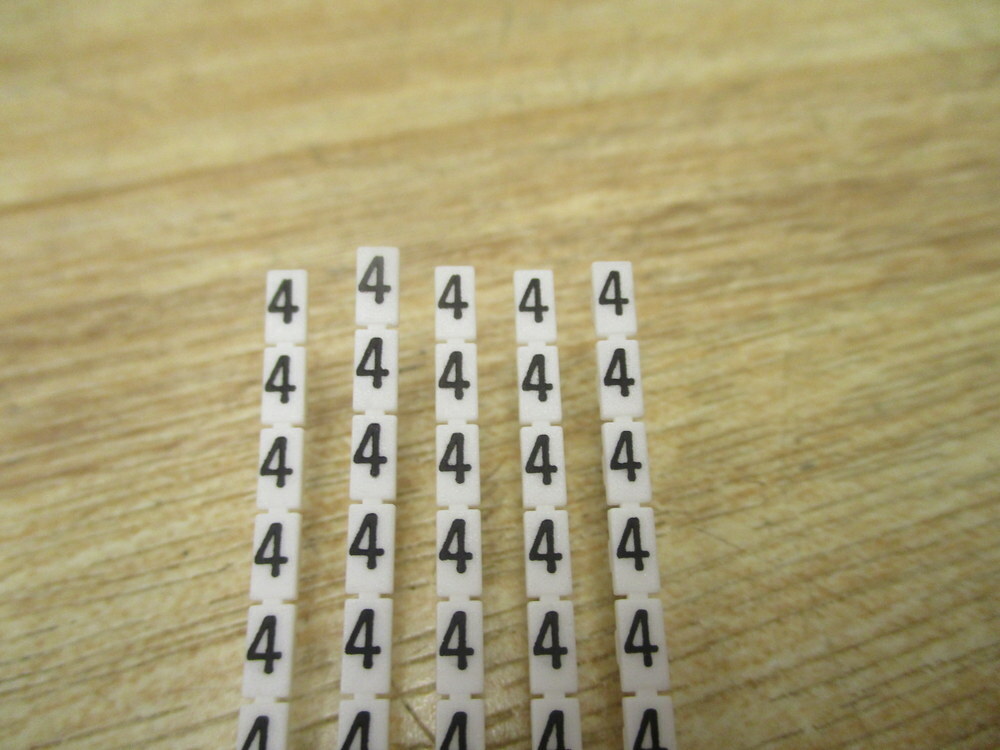 Sprecher+Schuh V7-MP5-4 Terminal Marker Cards V7MP54 (Pack of 5)