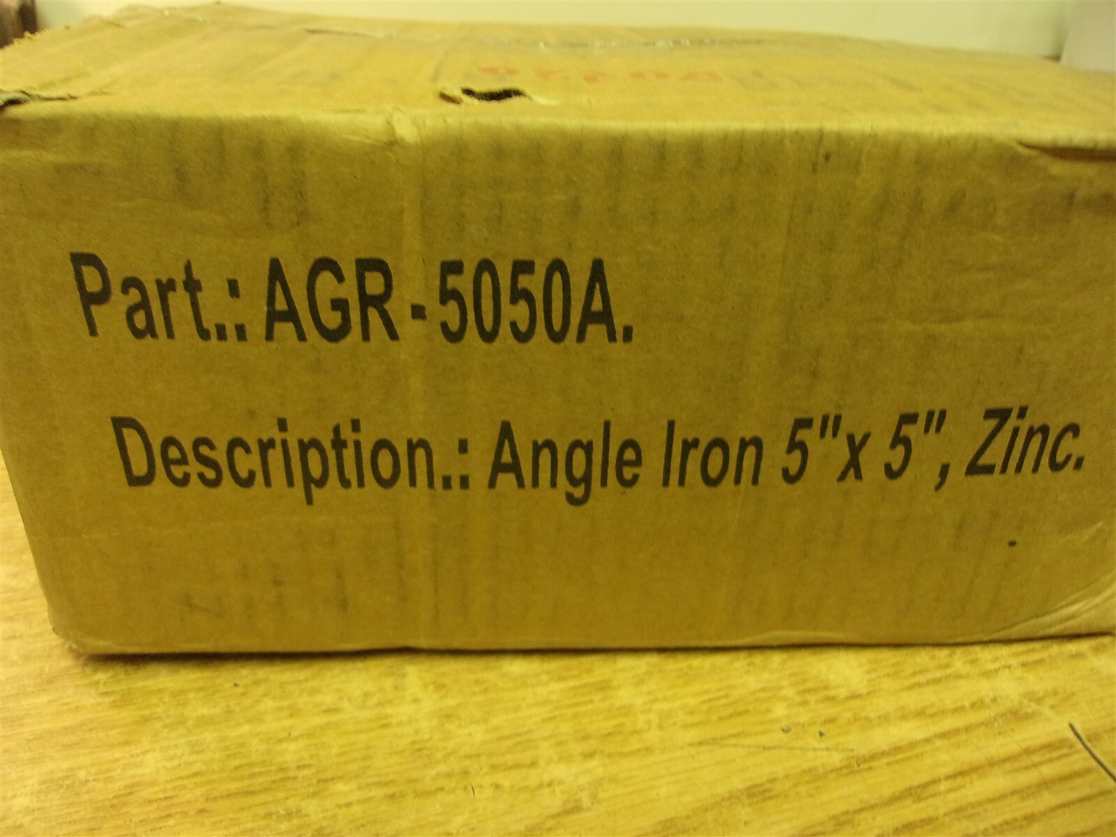 NEW AGR-5050A Angle Cron 5×5″ Zuc Shelf Bracket for Curtain Valance