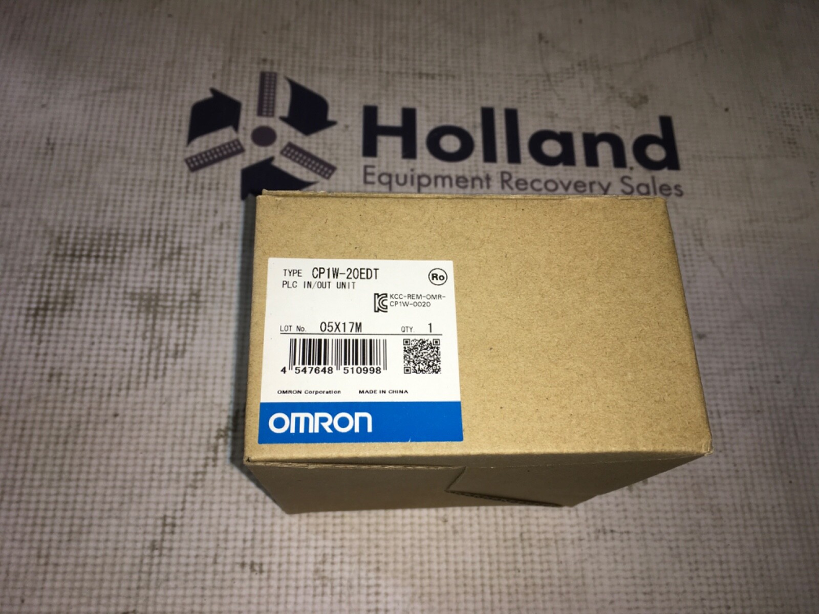 Omron PLC in/out unit, CP1W-20EDT, NOS, LG-2084