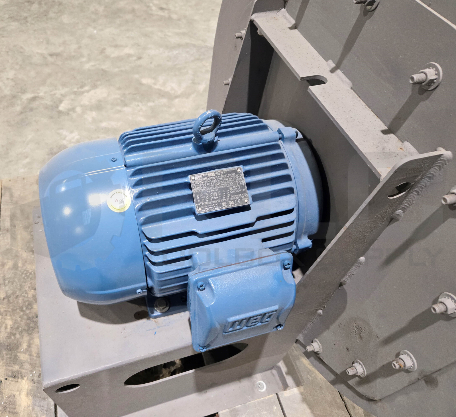NEW AMERICAN FAN COMPANY UP-3-06F-21A BLOWER 3600RPM W/ WEG 01036ET3E215T-W22