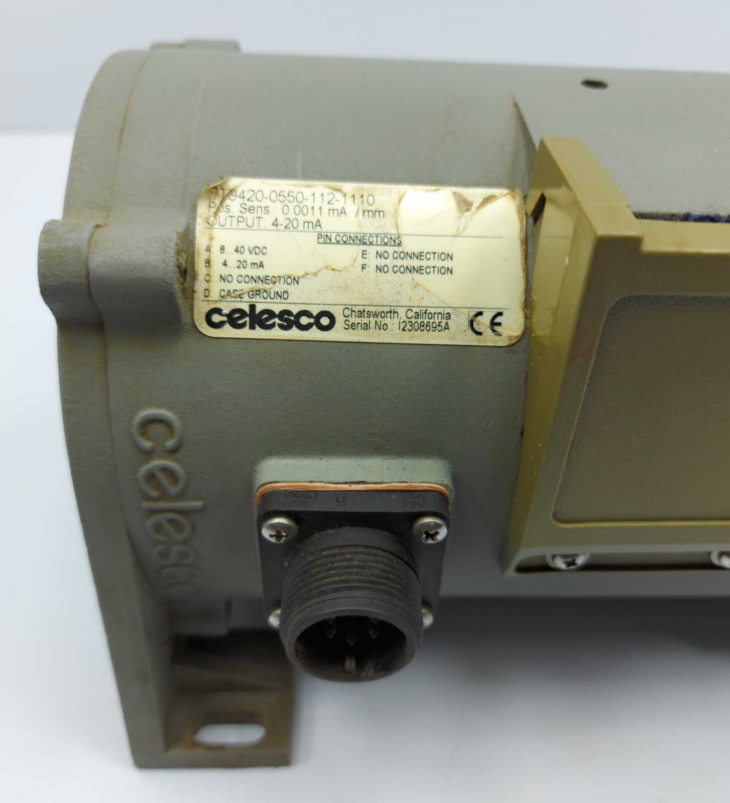 Celesco PT9420-0550-112-1110 Cable Extension Transducer 4-20 mA