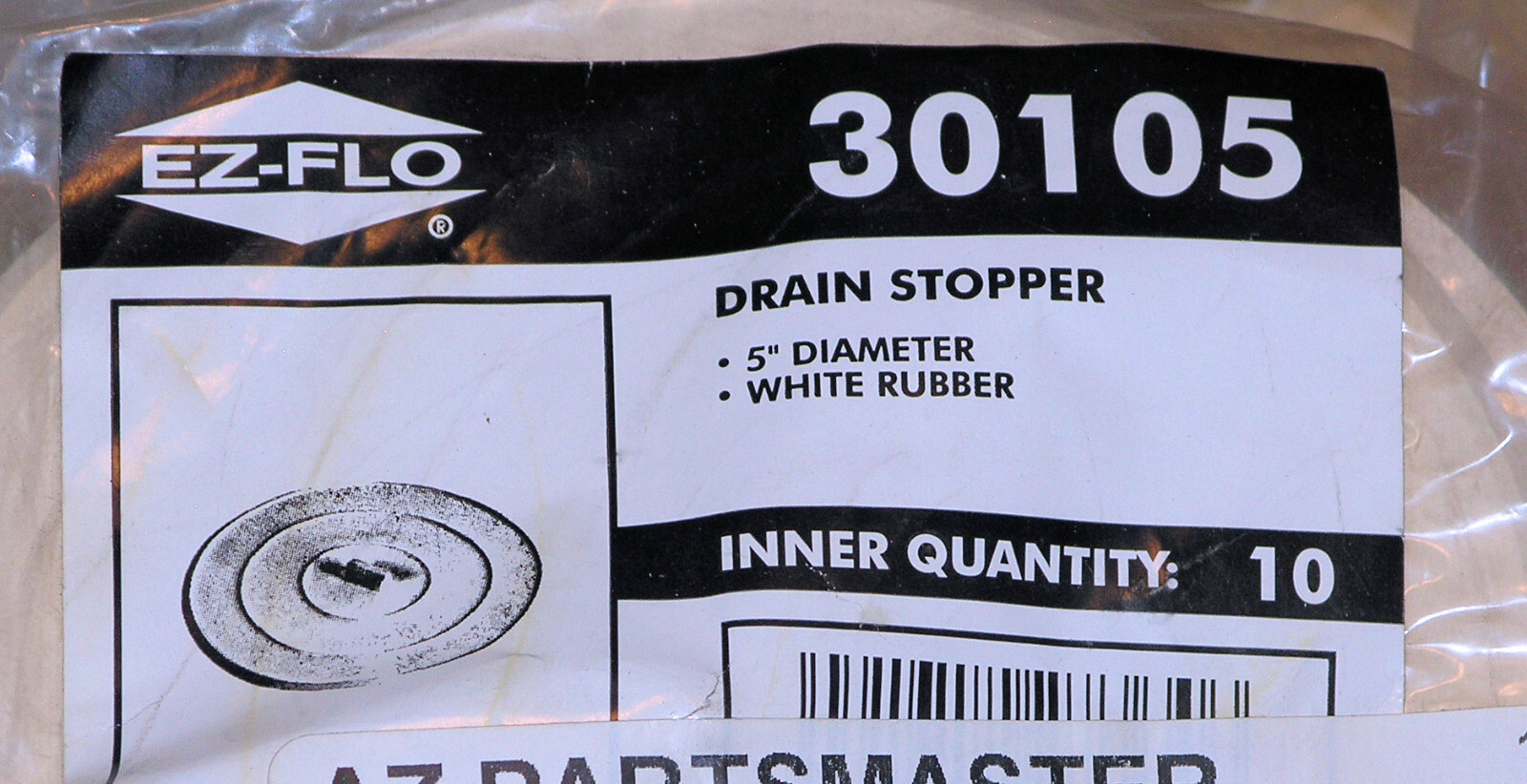 Wholesale Lot of 80 EZ-Flo 30105 RUBBER Drain Stopper up to 4 3/4″ Pipe Diameter