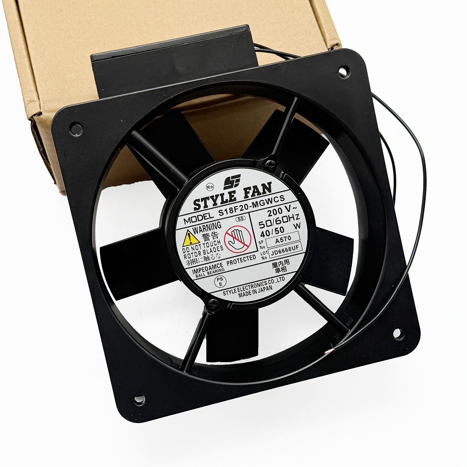 Brand New 1Pcs S18F20-MGWCS 200V 40/50W STYLE FANInverter Cooling Fan