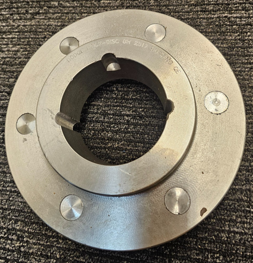 DODGE 8H 2517 POLY DISC FLANGE 3.25″ BORE 7-5/8″ Outer Diameter