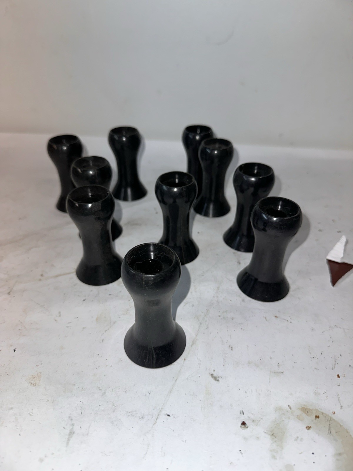 Vintage Theater Industrial Control Handle Lot Red Black Brass Knobs Kliegl Bros?