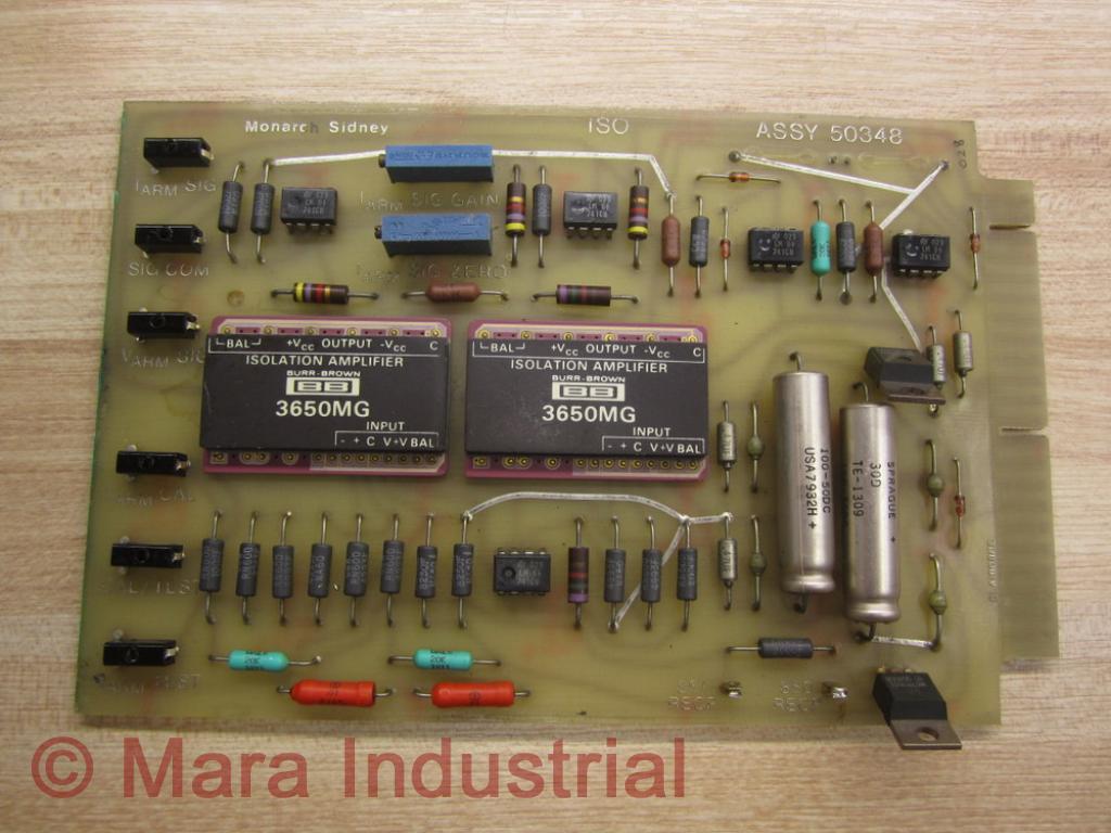 Monarch Machine Tool 50348 ISO Card