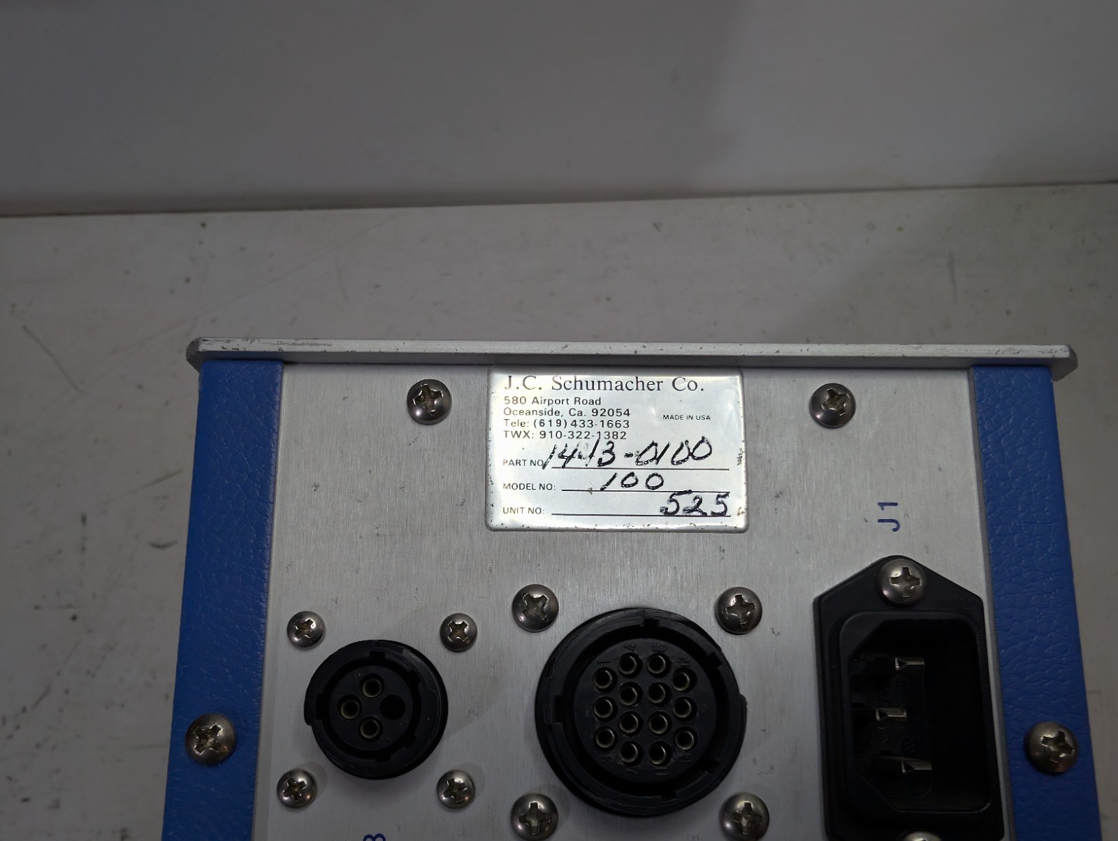 Schumacher Source Temperature Control System Module Model 100 PN 1443-0100