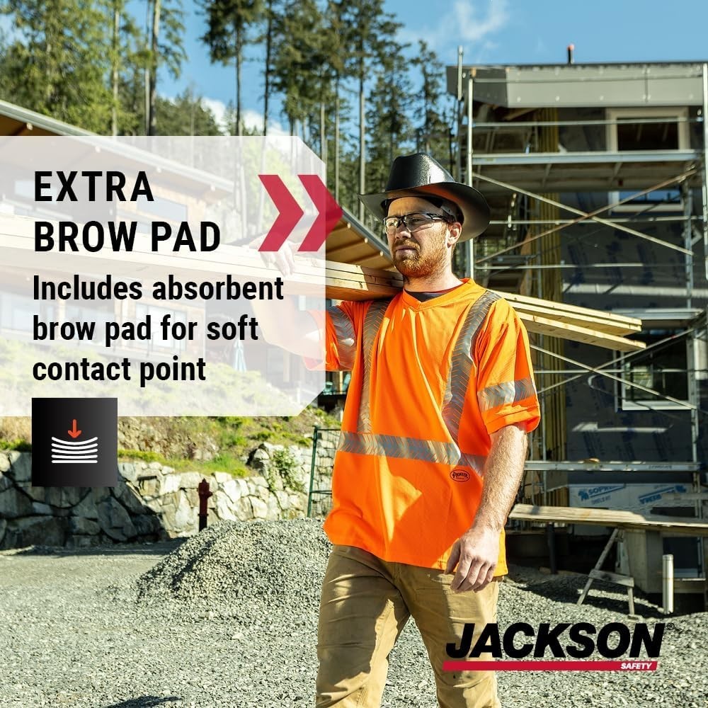 Cowboy Hard Hat – Non-Vented, Full Brim, 4-Point Ratchet Suspension Safety Helme