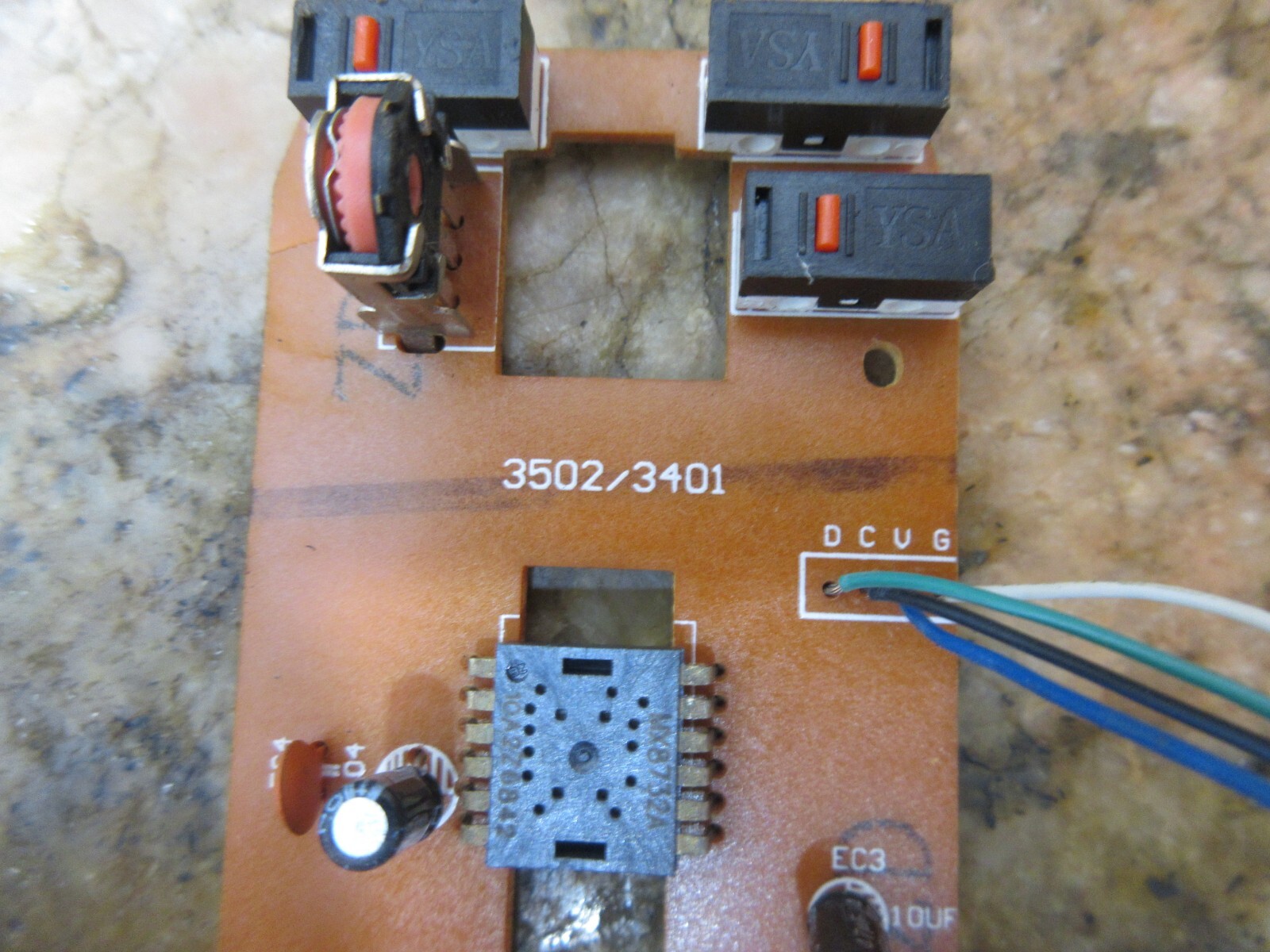 YANG BOARD 3502/3401 M1OU+P3502 2013.03.18 VER.A.1 M10 U+P3502 CINCINNATI CNC