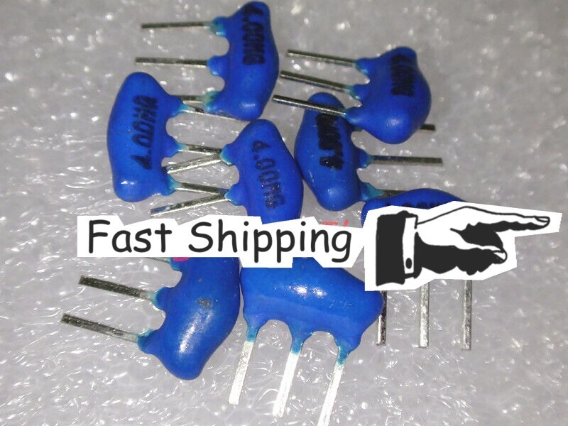 10pcs 3pins ZTT 4.00MG 4.000MHZ 4.000MHz 4MHz ceramic resonator