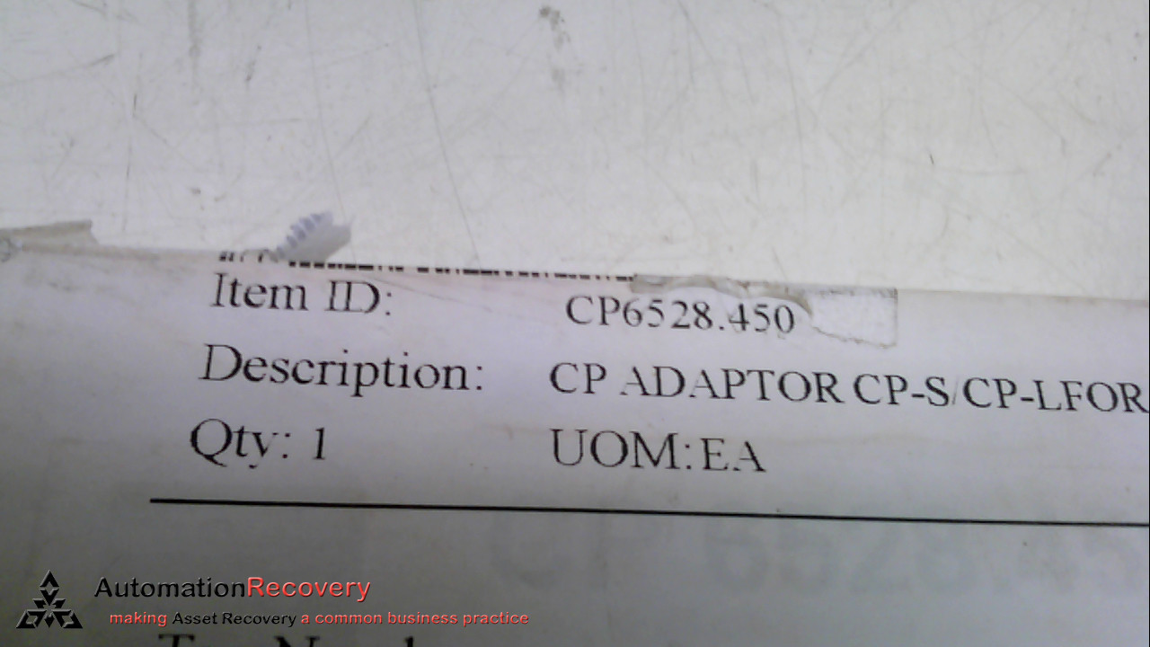 RITTAL CP 6528.450, ADAPTER FOR SIEMENS PRO-PANEL, 120MM X 65MM, NEW #246698