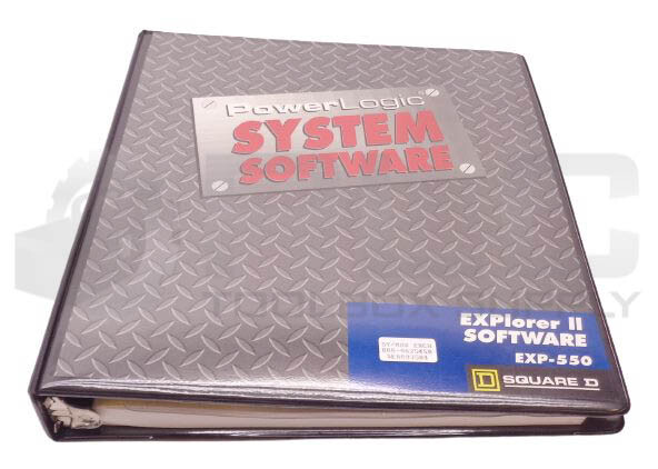 NEW SQUARE D EXP550 SY/MAX EXPLORER II SOFTWARE, POWERLOGIC