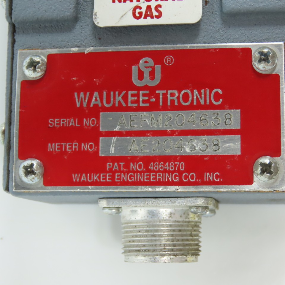 Waukee M-4 Flo-Meter Gas Flow Meter PR 12WCG W/ Waukee-Tronic Controller 1″ NPT