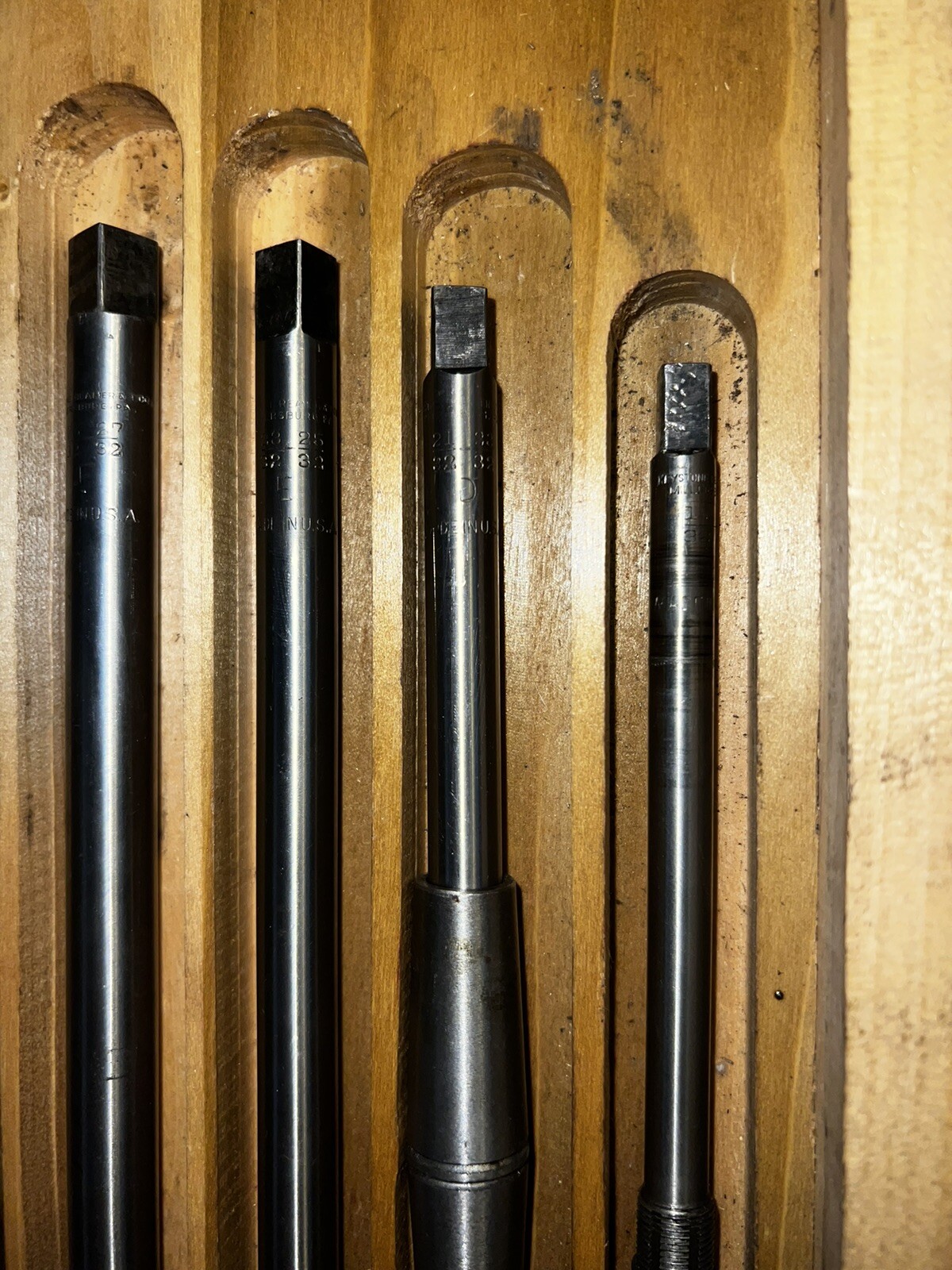 Machinist RARE Vintage Keystone Reamer & T. Co. Reamer Set K -B Wooden Case 10pc