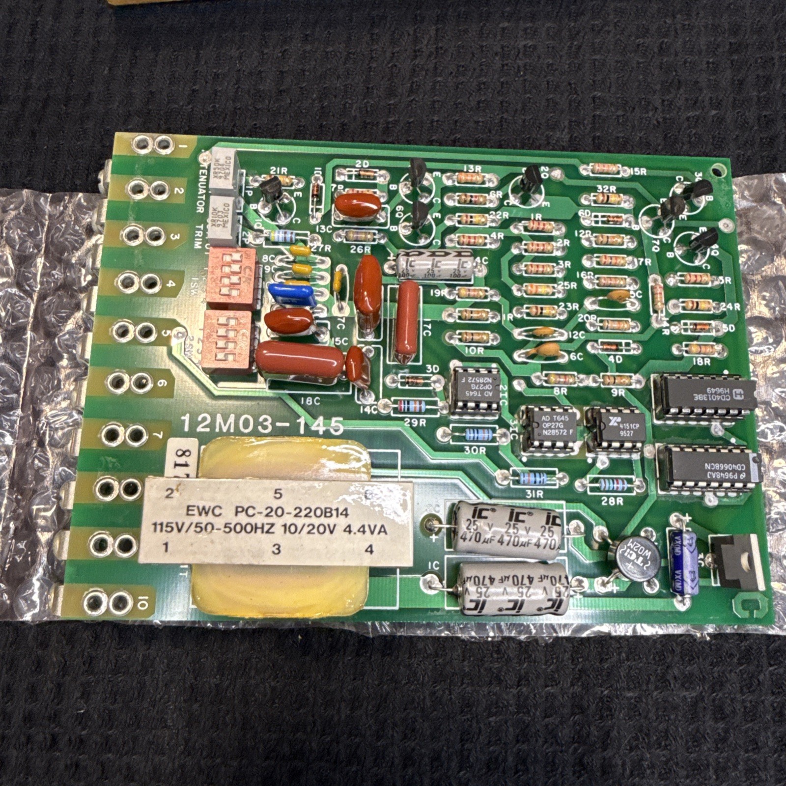Fenner Contrex 12M03-145 Voltage Converter Control Board NIB NOS 8100-0558 Rev B