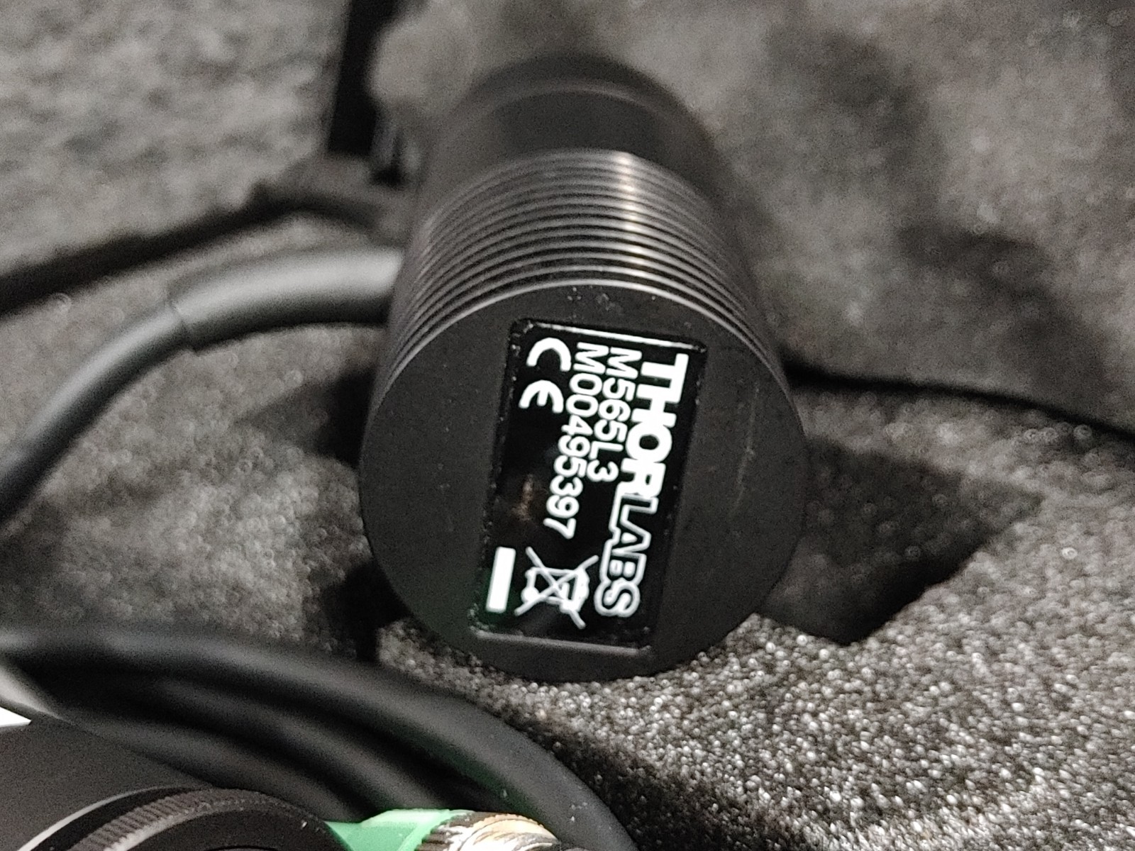 THORLABS M565L3 565 nm 880 mW 1000 mA Mounted LED w Lens Tube and Optic Filter