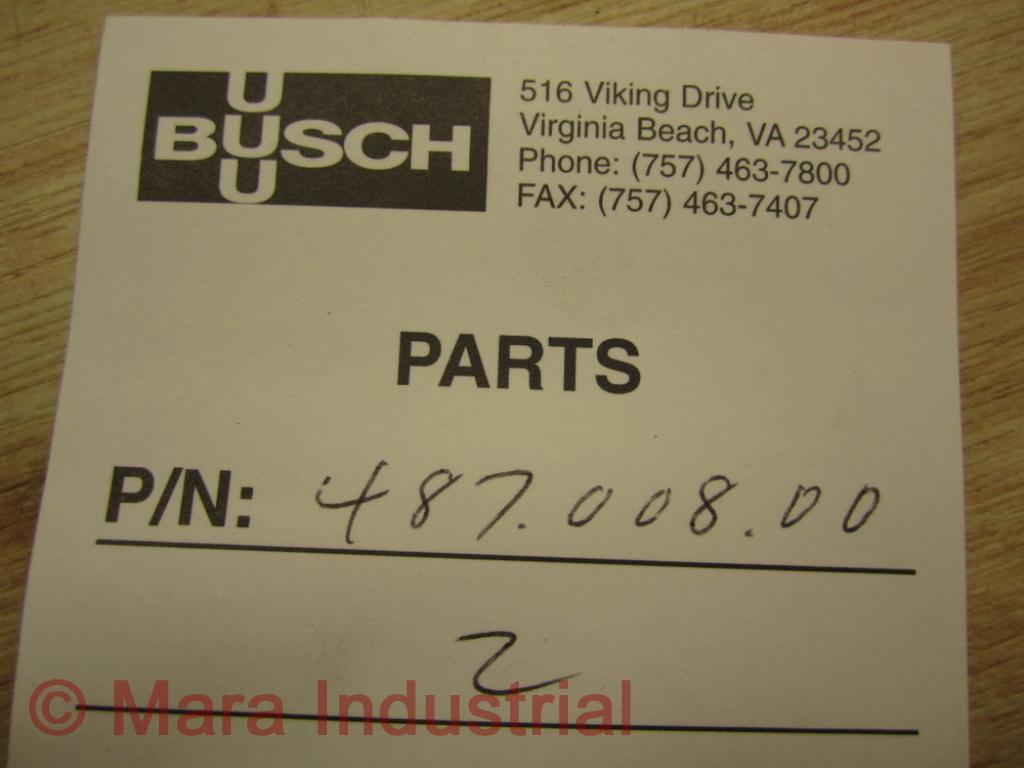 Busch 487.008.00 Oil Seal (Pack of 2)