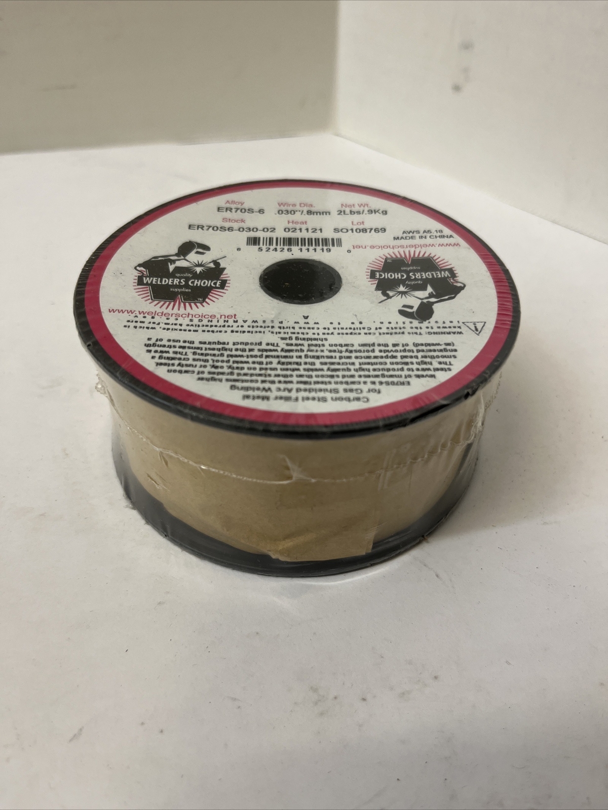 Welder’s Choice ER70S6-030-02 MIG Welding Wire: 0.03″ Dia 2 lb