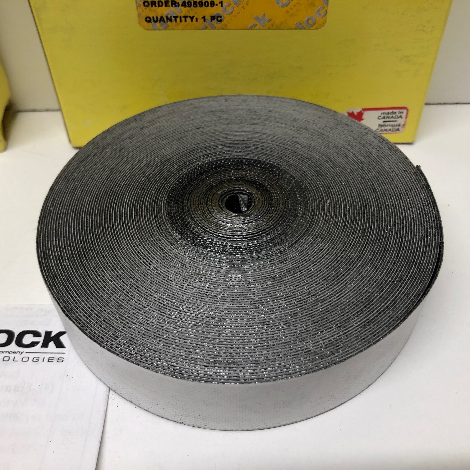 2 NEW ROLLS! GARLOCK PACKING SEALING GL TAPE W/PSA .015 X 1.000 X50′ 49220-0064