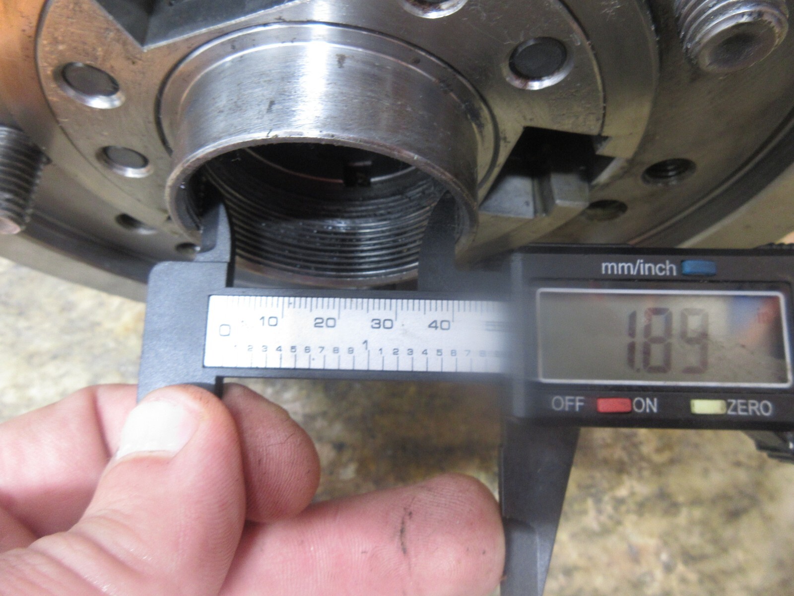 KITAGAWA HOWA CNC LATHE 8″ INCH CHUCK HA5-8-46 51183 8″ 1.89″ NAKAMURA SLANT 1