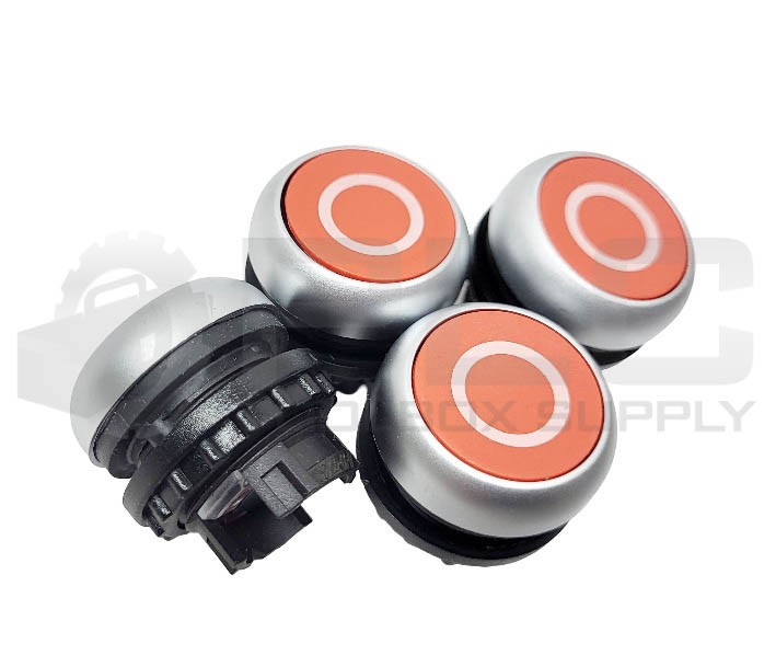 LOT OF 4 NEW MOELLER M22-D-R-X0 RED PUSH BUTTON