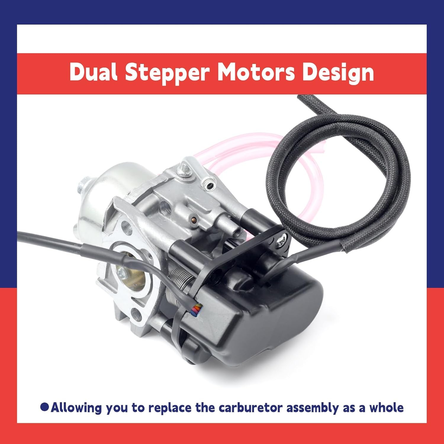 Carburetor Kit with 2 Stepper Motors Replacement for Westinghouse 50040195 IG…