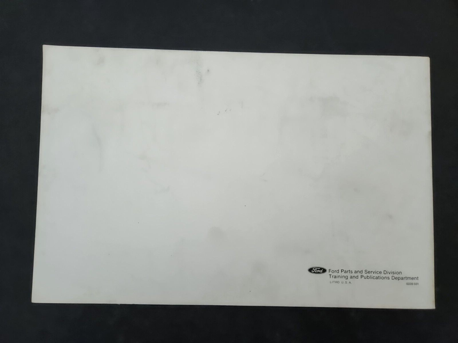 1978 Ford Fiesta Electrical & Vacuum Troubleshooting Wiring Manual.