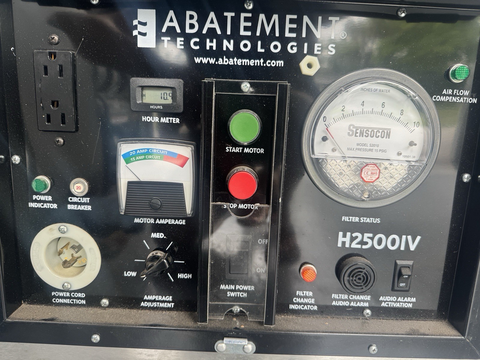 Abatement Technologies HEPA-AIRE H2500IV Negative Air Vacuum Duct Cleaning