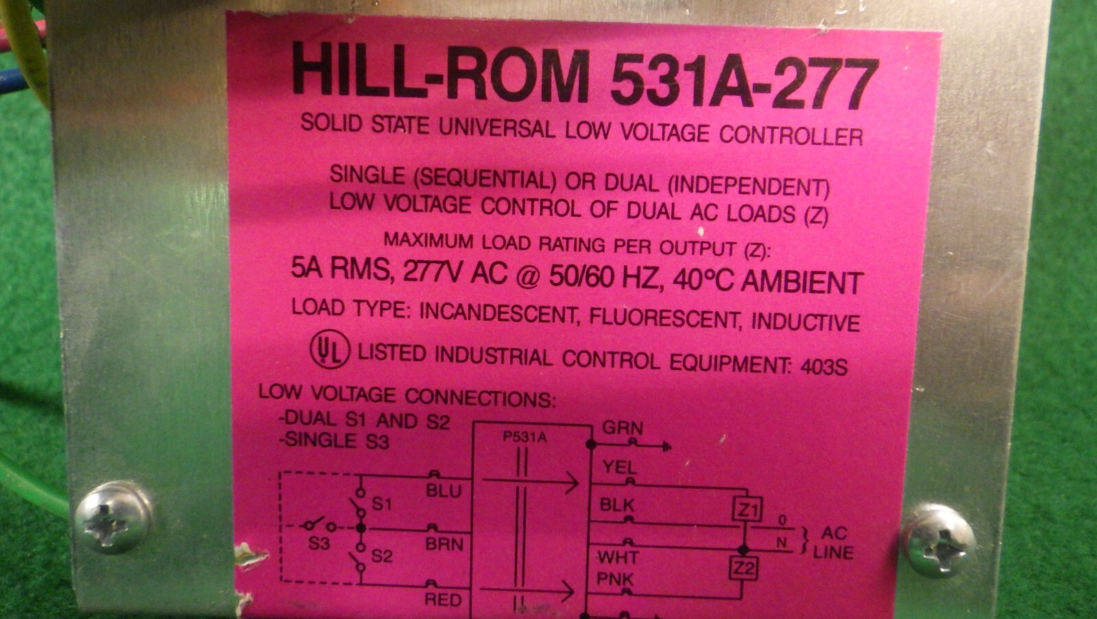 Hill-Rom Power Supply/low Voltage Controller 531A-277