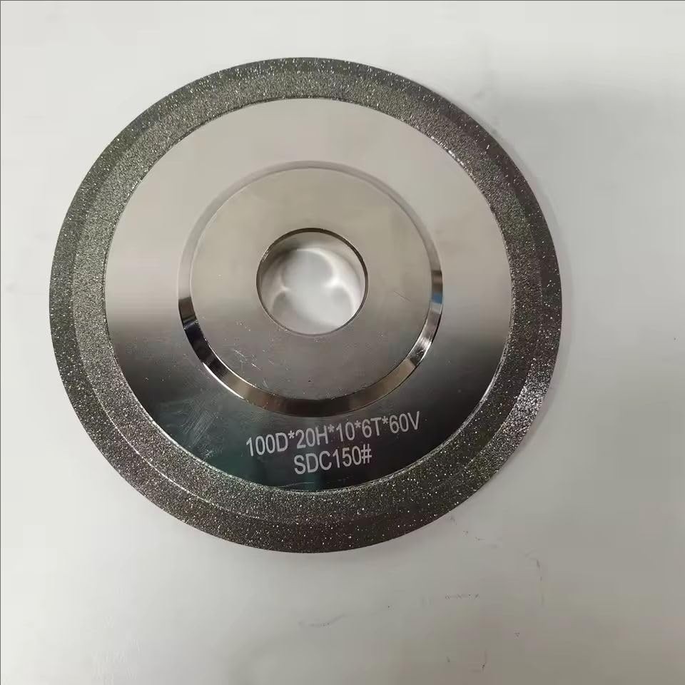 Diamond Grinding Wheel, 4 Inch, V-Shaped Groove, 60 Degree, Electroplated Abr…