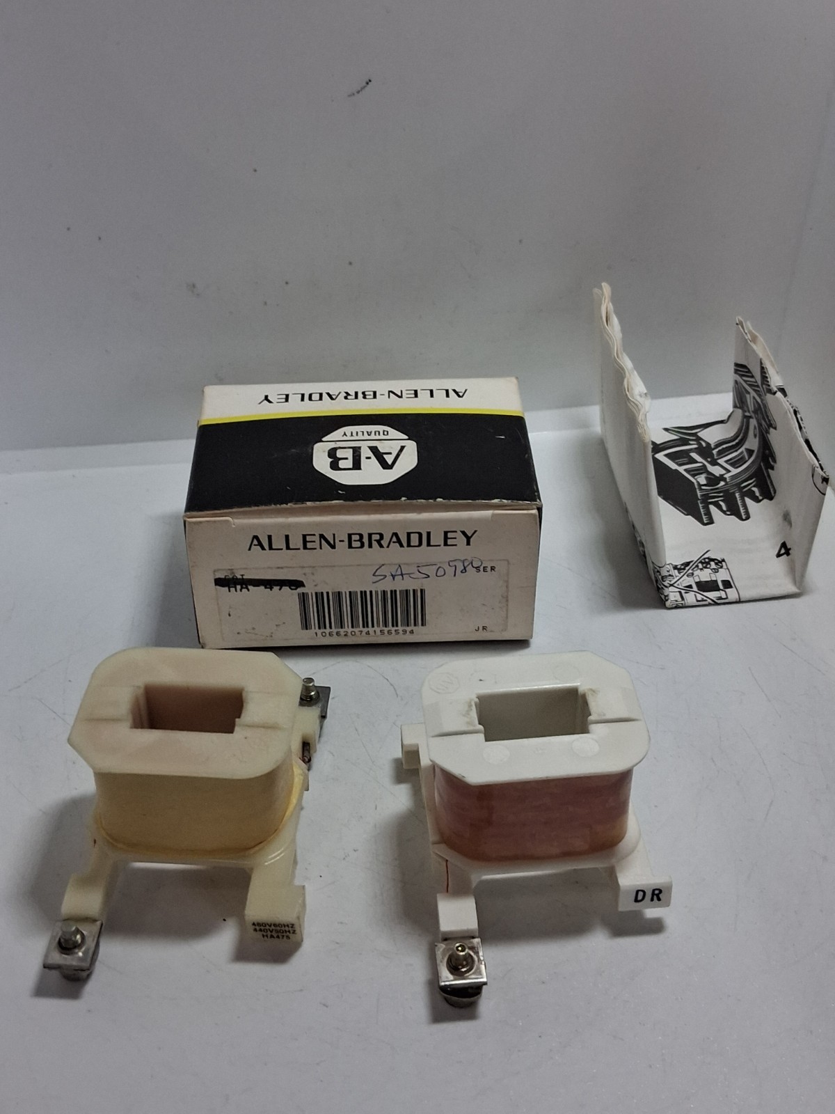 ALLEN BRADLEY HA475 COIL 480V/60HZ 440V/50HZ (LOT OF 2) NNB