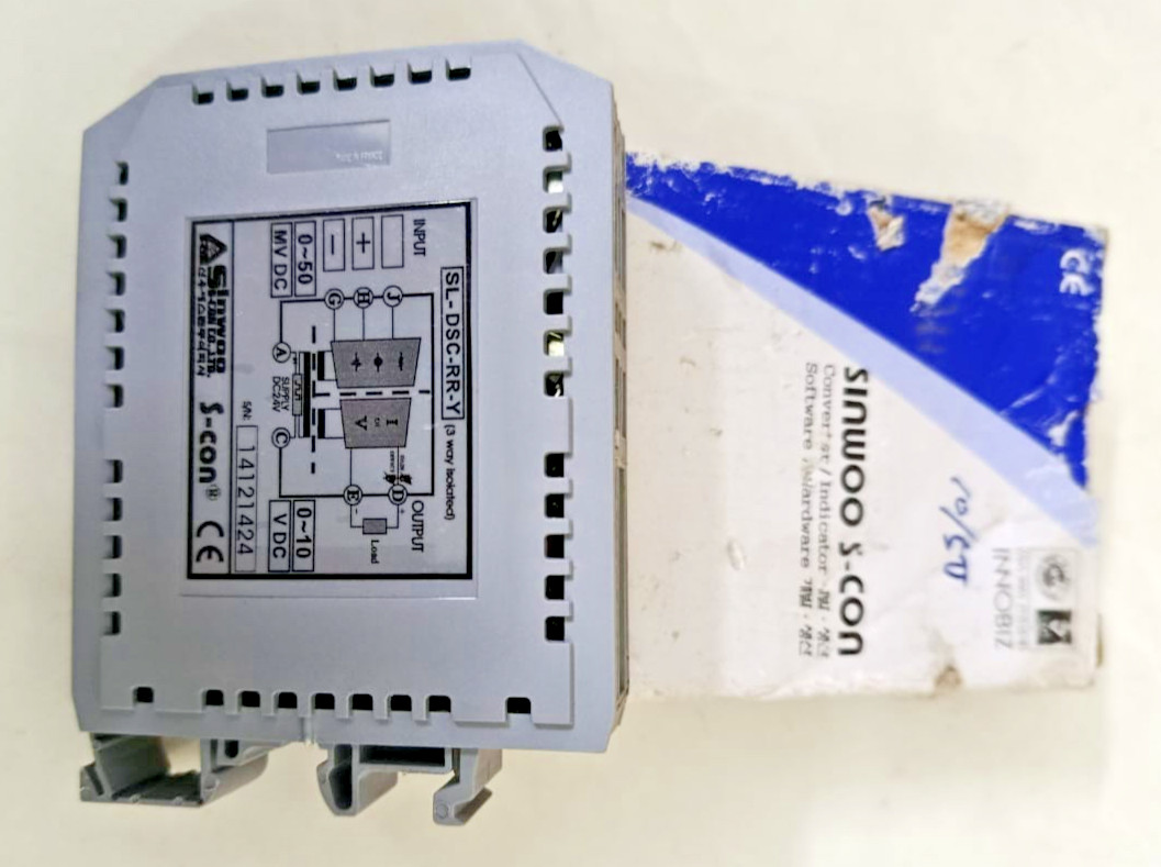 SINWOO S-CON SL-DSC-RR-Y 3-Way Isolated Controller Signal Converter NEW OPEN BOX