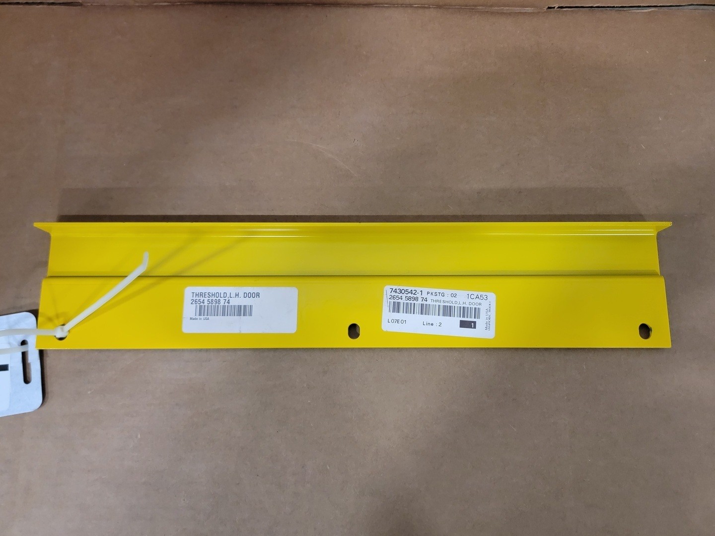 SURPLUS NEW EPIROC 2654589874 LH Door Threshold – Heavy Machinery