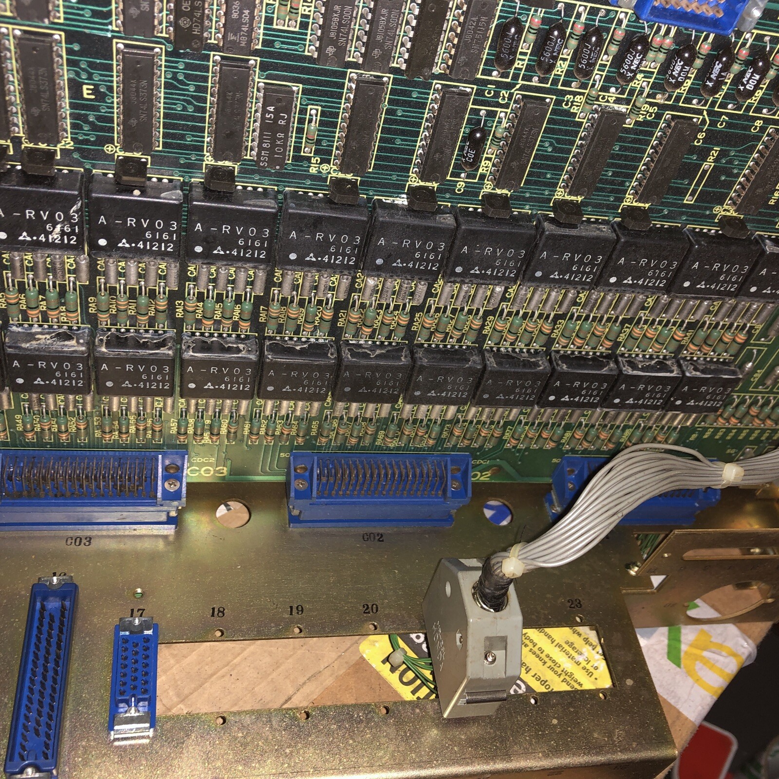 FUJITSU FANUC A02B-0050-C600,FANUC A20B-0007-0040/04A TERMINAL UNIT,AO