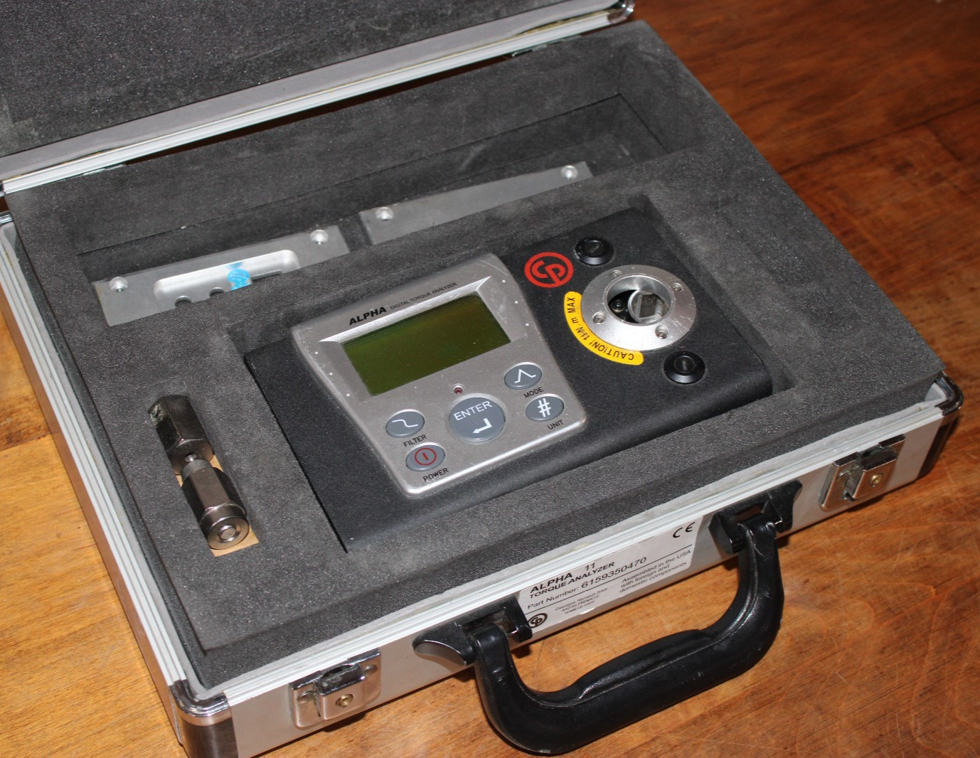 CP Desoutter ALPHA 11 (10-100 in. lbs.) Digital Torque Analyzer 6159350470