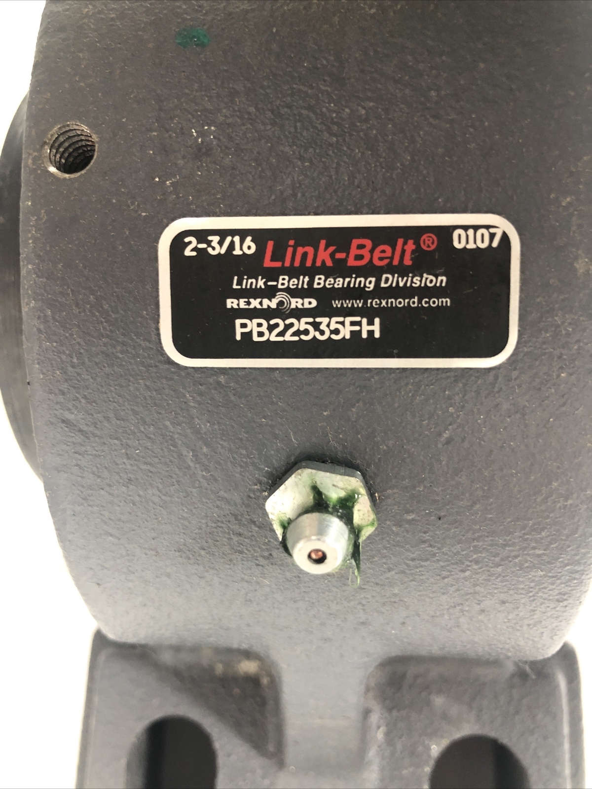 Link Belt PB22535FH 4 Bolt Pillow Block Bearing, 2-3/16″