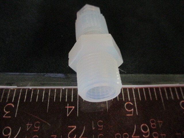 ENTEGRIS-FLUOROWARE C4-6GN-1 FITTING, MALE CONNECTOR C4-6GN-1 GALTEK