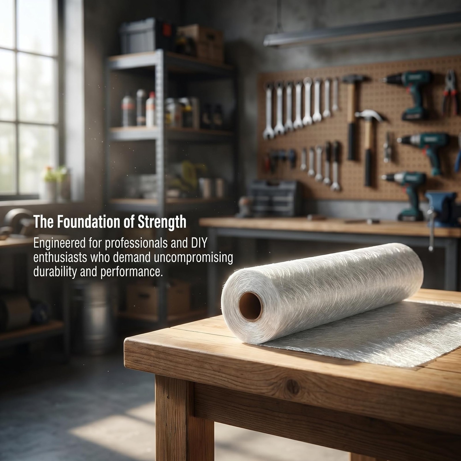 Fiberglass Mat Roll 35″ x 10 Yards (30 ft) – 1.5 oz/sqft Chopped Strand Mat (…