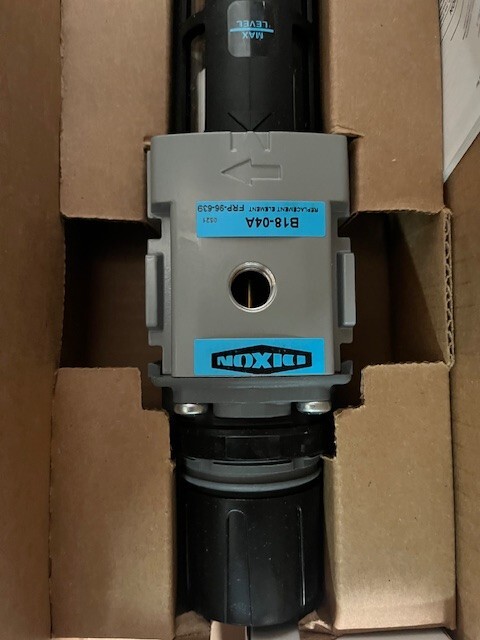 Wilkerson DIXON B18-04A, Filter/Regulator, 1/2″ NPT, 0-125 PSIG New