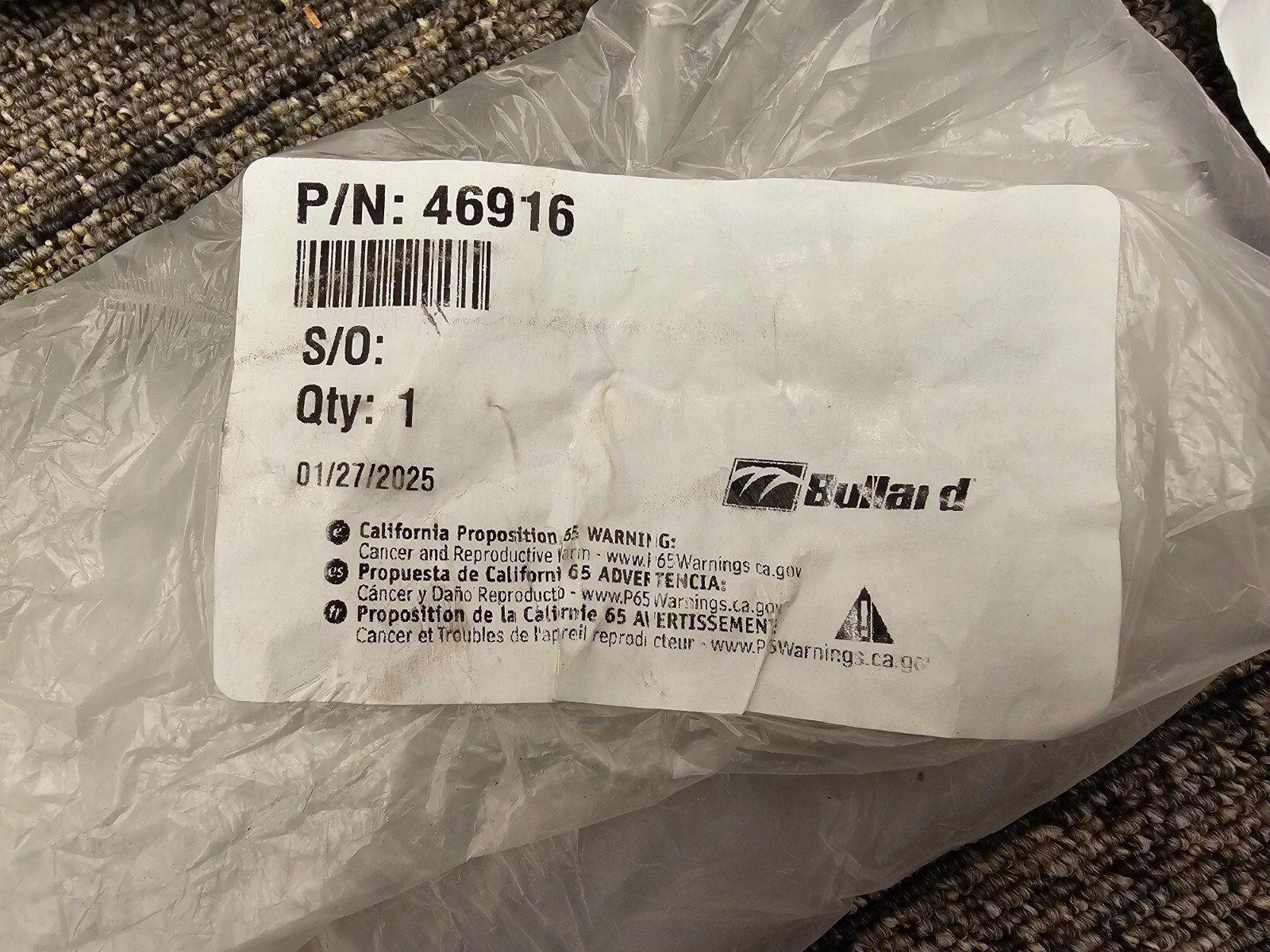 Bullard 46916 25FT V10 Series Starter Hose V-10-25-ST Female Quick Disconnect