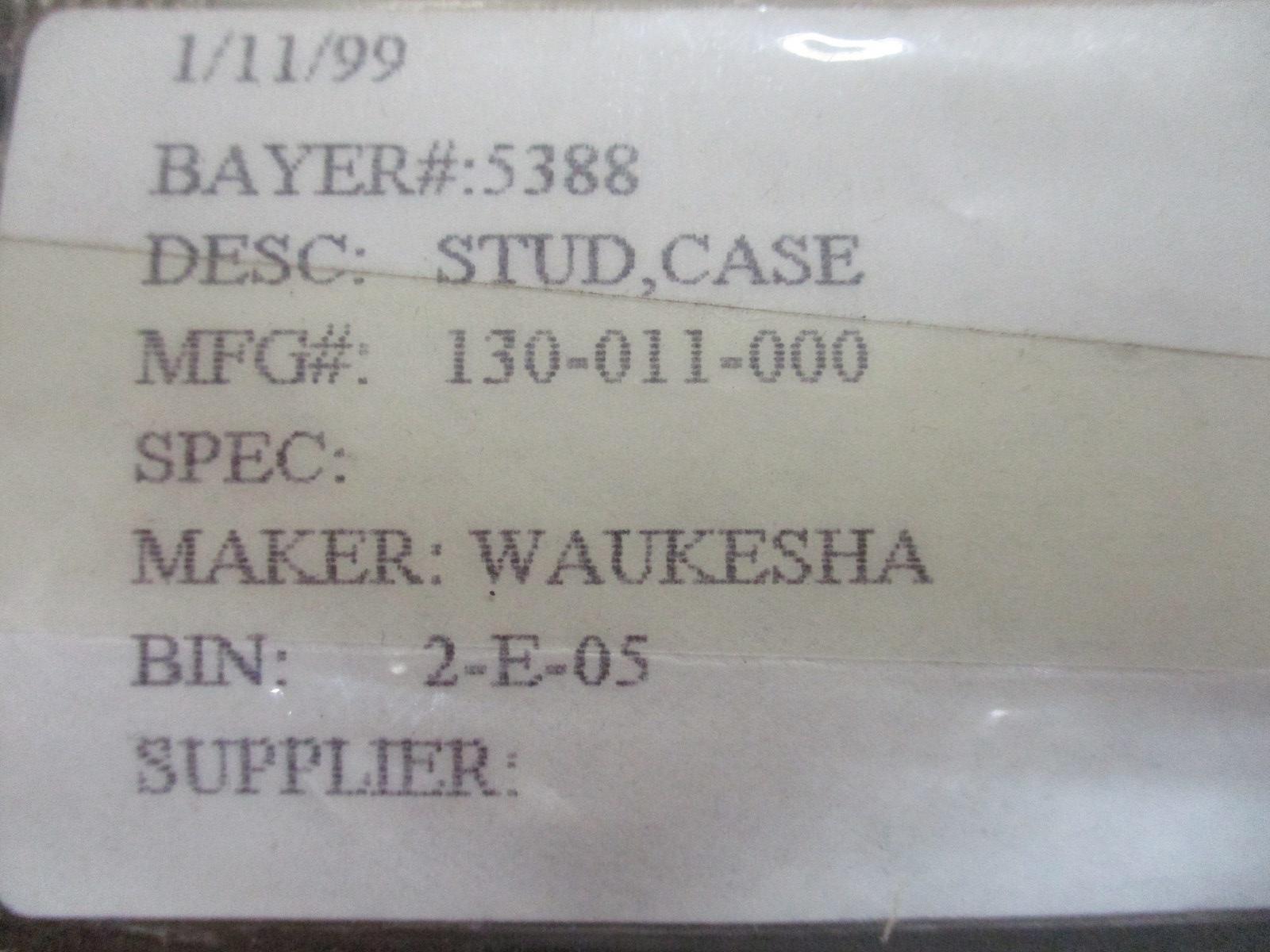 Waukesha 130-011-000 Case Stud 1300011000 (Pack of 8)