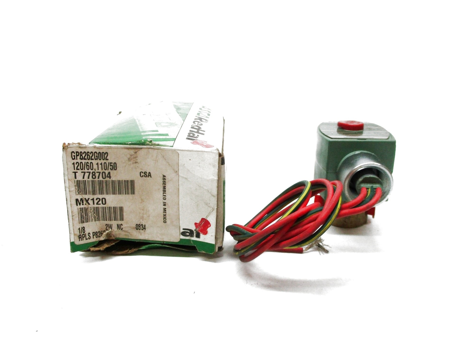 ASCO GP8262G002 120/60 110/50 180PSI NSMP