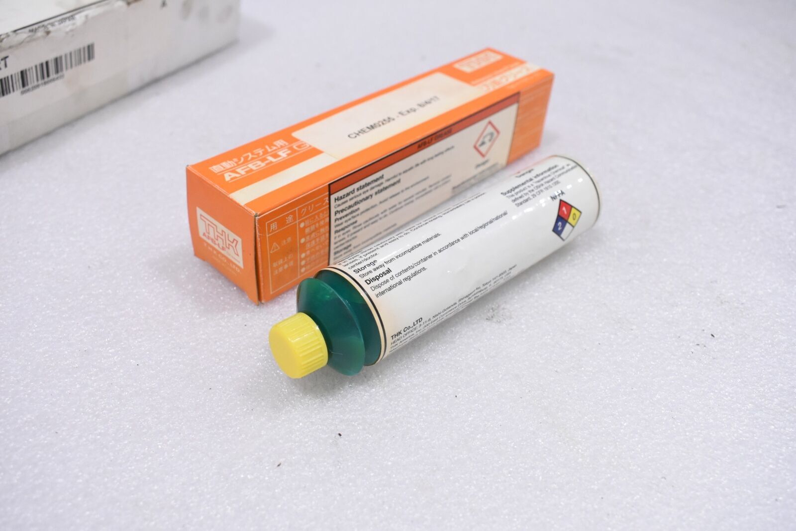 ALLEN BRADLEY THK MPAS-CART, AFB-LF LITHIUM GREASE, EXP 8/4/17, MADE IN JAPAN