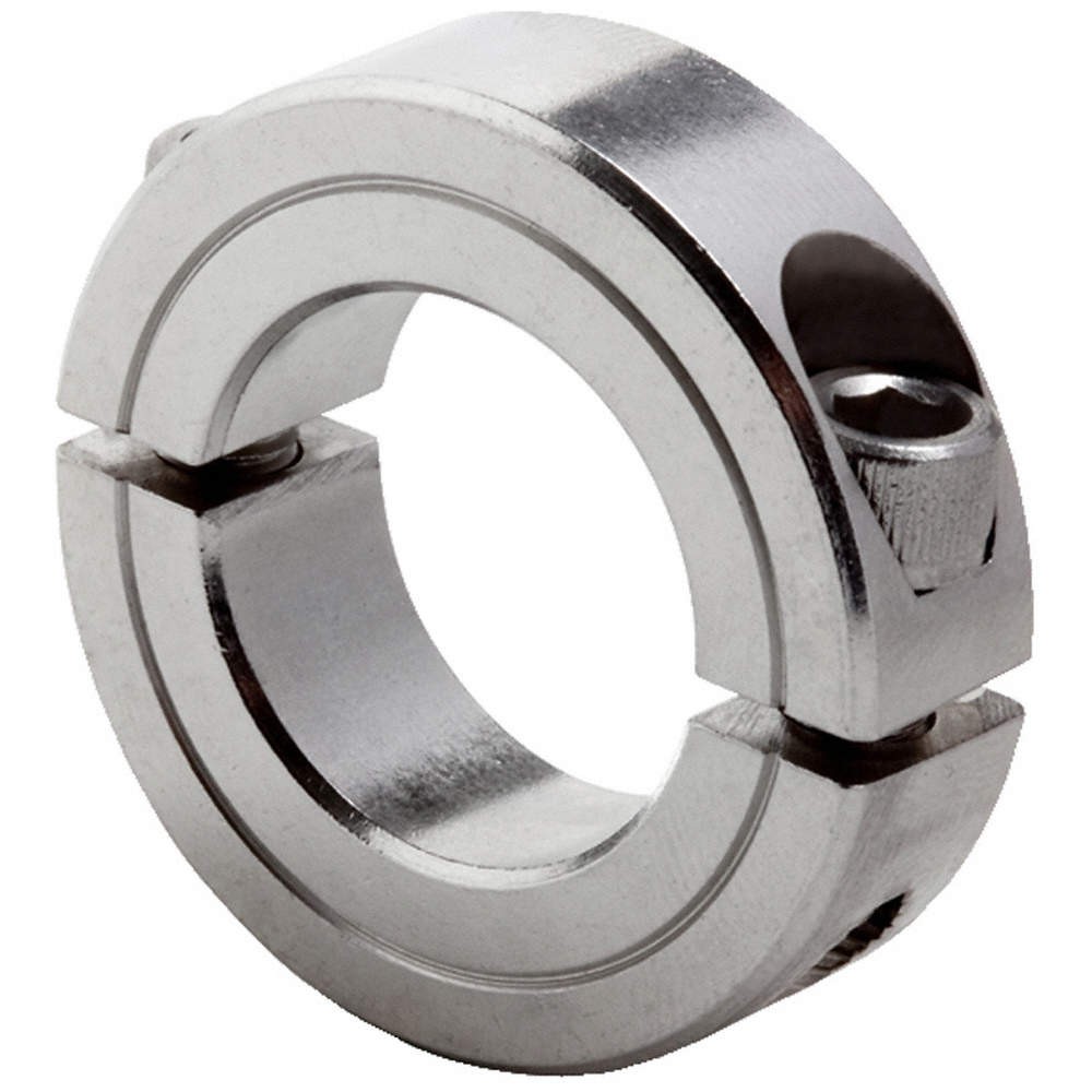 CLIMAX METAL PRODUCTS 2C-237-S Shaft Collar,Clamp,2Pc,2-3/8 In,SS 29NX69