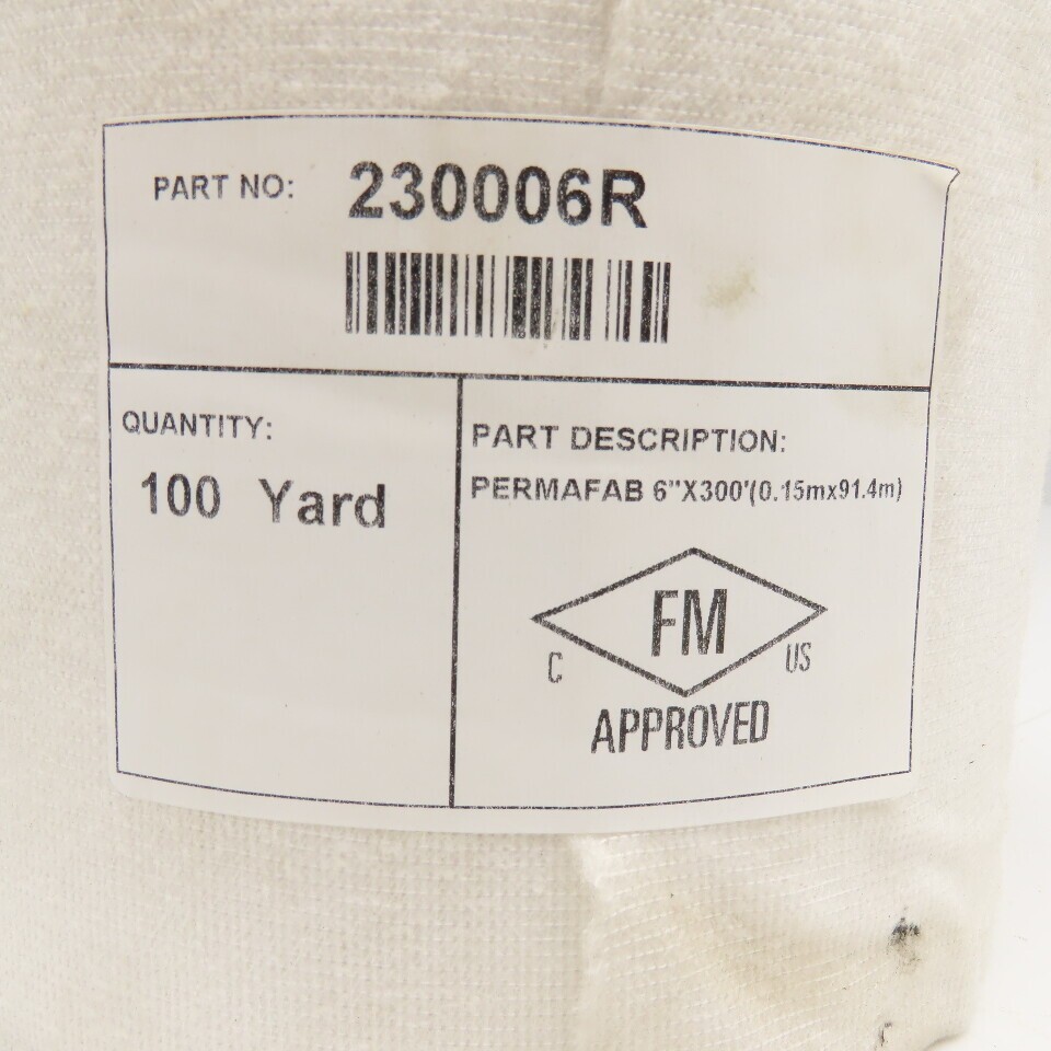 Tremco 230006R Permafab 6″ x 300′ Single Ply Rolled Roof Seam Polyester Fabric