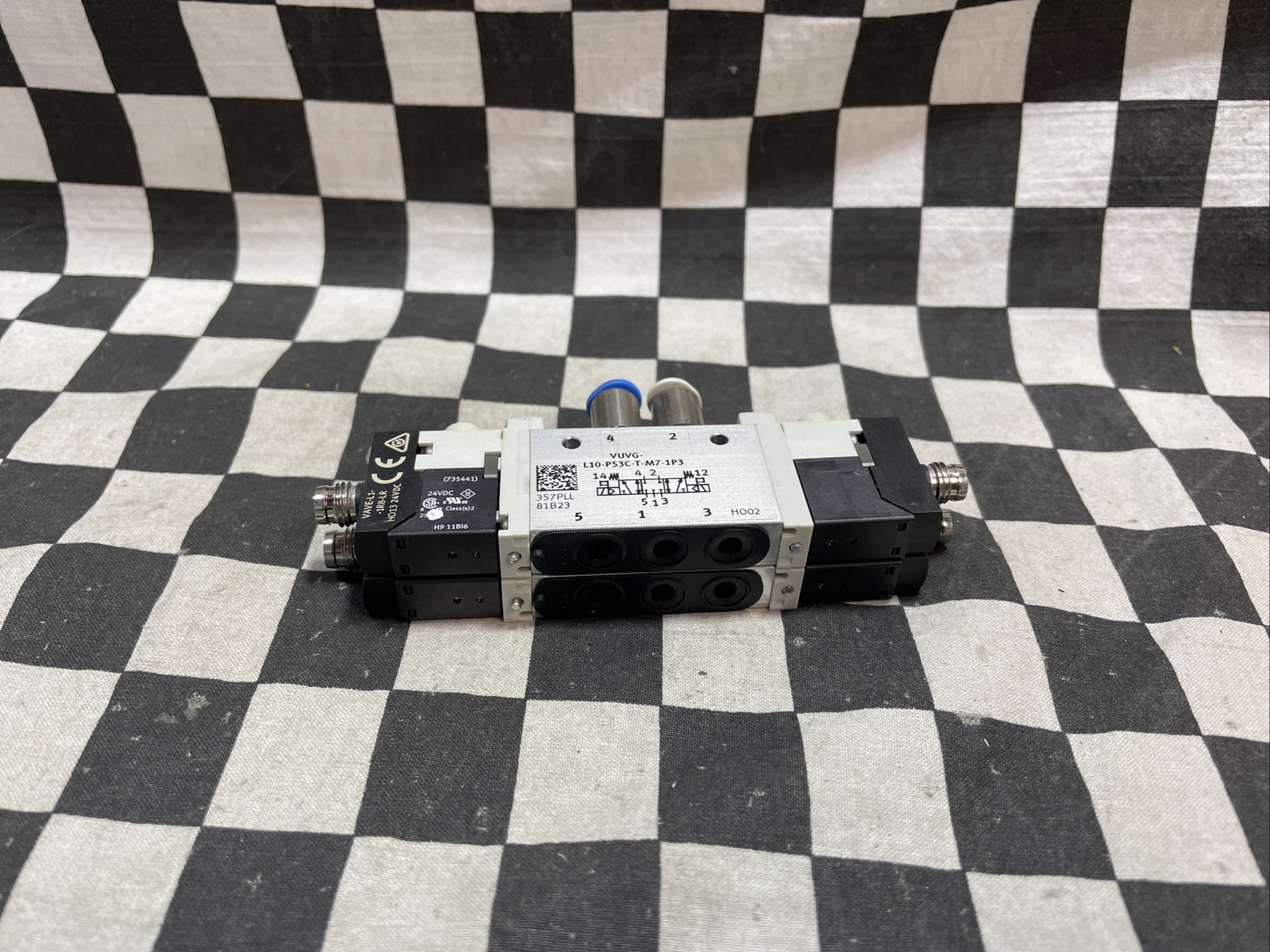 Festo VUVG-L10-P53C-T-M7-1P3, 566476, Solenoid Valve 5/2-way, LOT OF 3 #133P16