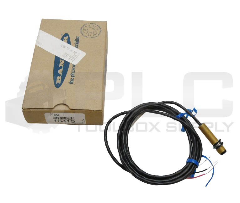 NEW BANNER PT400 REMOTE SENSOR RECEIVER 2M 16415