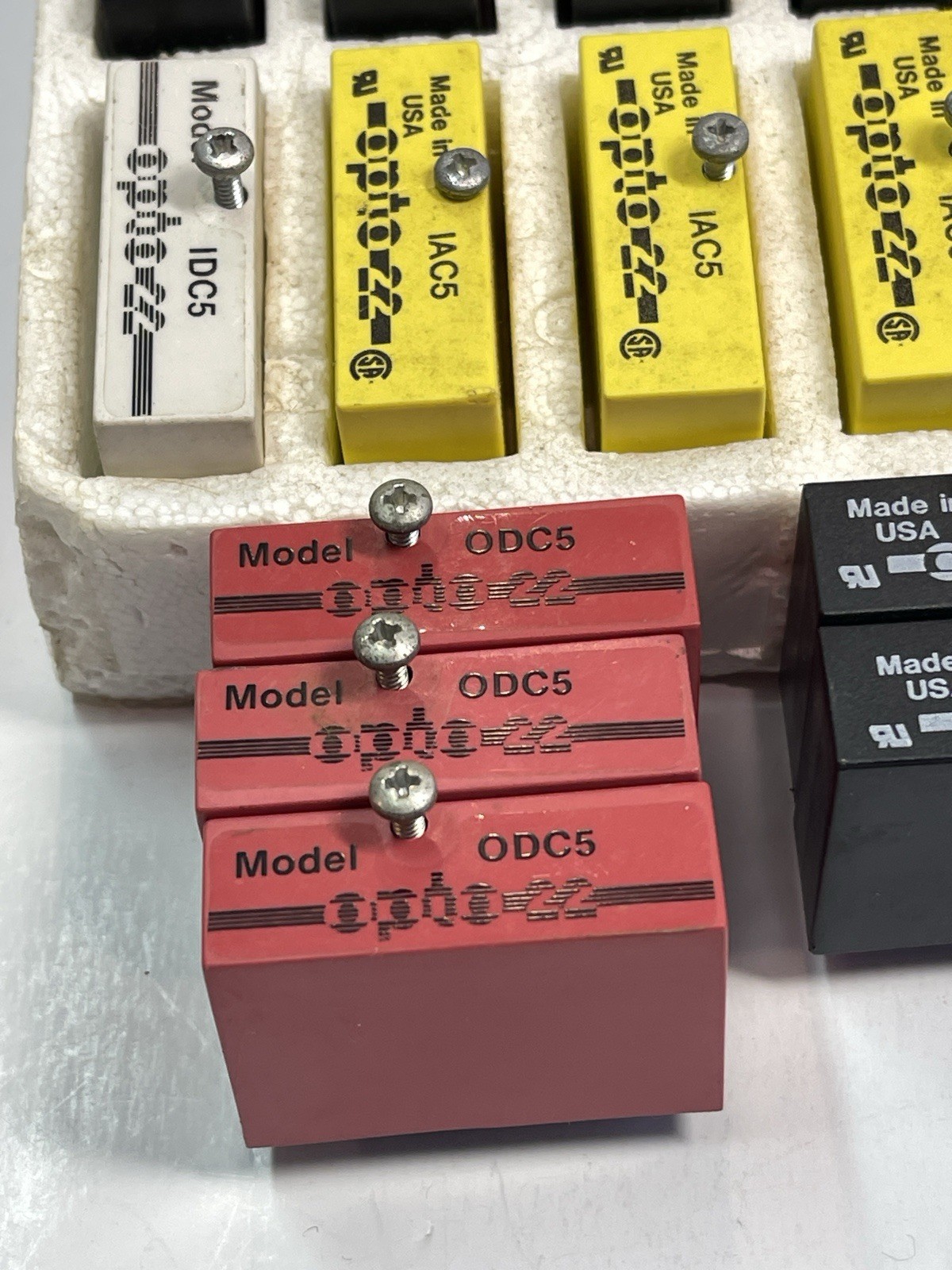 Opto 22 LOT PB-8 Board OAC5 ODC5 IAC5 OAC24 IDC RELAYS PARTS ONLY
